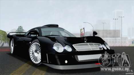 Mercedes-Benz CLK GTR Race Road Version Stock pour GTA San Andreas