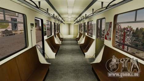 Der Leiter der U-Bahn Wagen 81-717-Modell für GTA 4