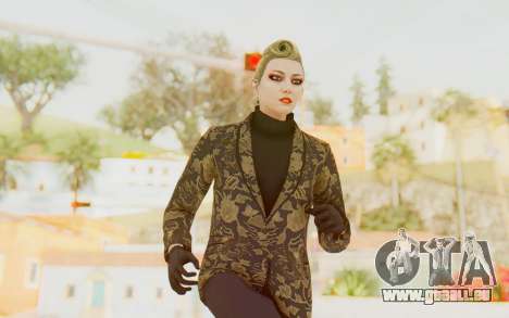 GTA 5 DLC Finance and Felony Female Skin für GTA San Andreas