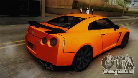 Nissan GT-R R35 für GTA San Andreas