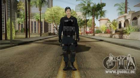 Turkish Riot Police Officer - Long Sleeves pour GTA San Andreas