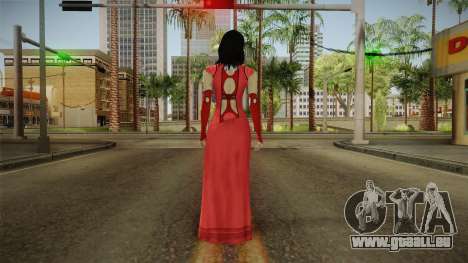 Mass Effect 3 Miranda DLC Citadel Dress Red für GTA San Andreas